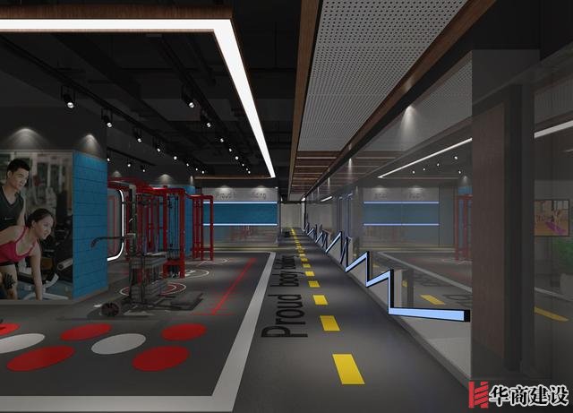 健身會所健身房裝修設計案例